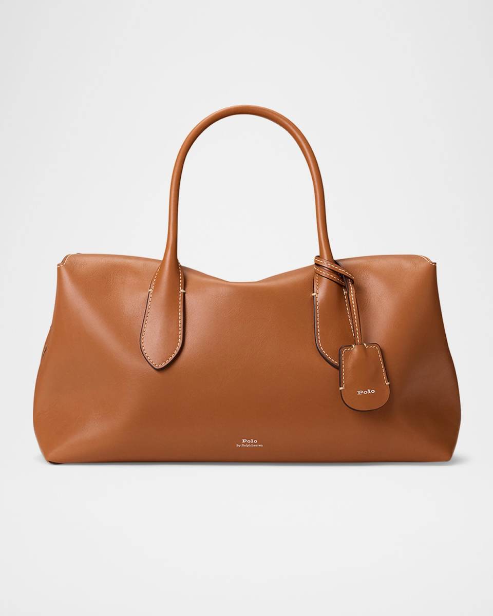 Bellport Medium Smooth Leather Satchel Bag